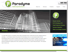 Tablet Screenshot of paradyme360.com